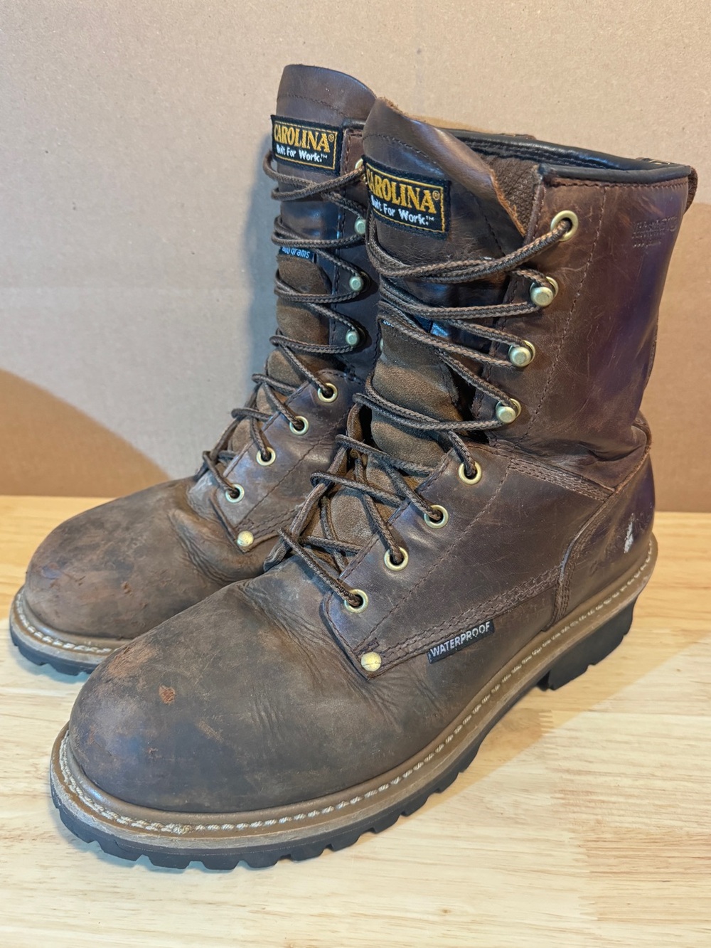 Carolina Men’s Brown Logger Work Boots